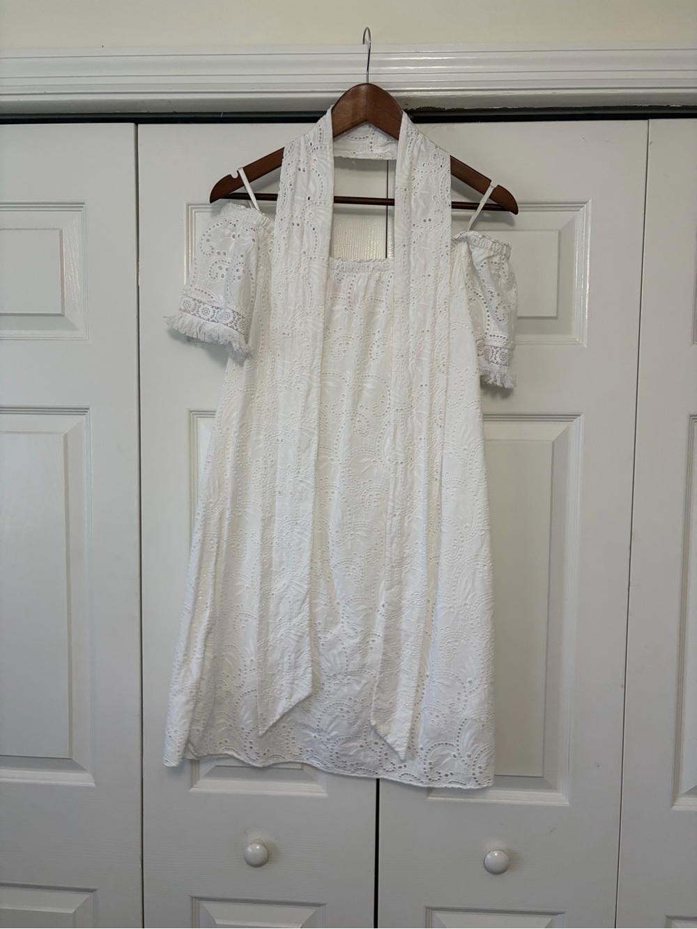 Lilly Pulitzer White Strapless Eyelet Dress - Picture 1 of 4